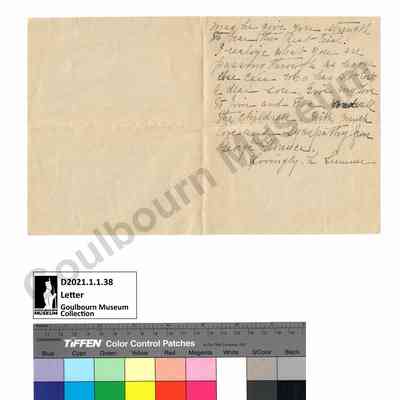Letter: L. [Lavina] Sumner to Margaret Stewart, August 26, 1918
