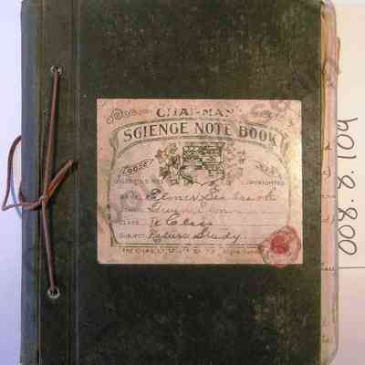 Notebook: Nature Study Notes of Elmer Seabrook
