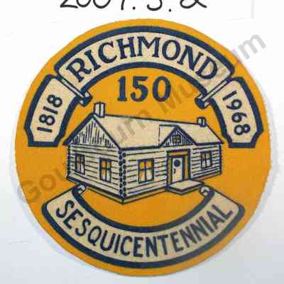 Richmond Sesquicentennial Patch