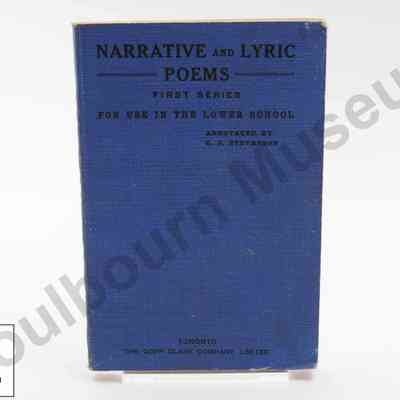 Textbook: Narrative and Lyric Poems