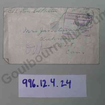 Envelope: Addressed to Margaret Stewart