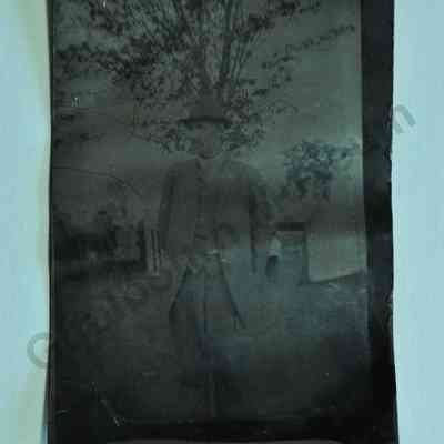 Tintype: Standing Man
