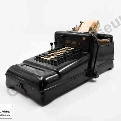 Machine, Adding: Burroughs Class 3 Low Keyboard Visible adding machine