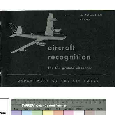 Manual: "Aircraft Recognition for the Ground Observer." AF Manual 355-10, CAP 462. Department of the Air Force.
