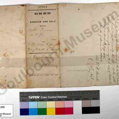 Deed, Between William Mann et ux and William Mann the Younger, 1857