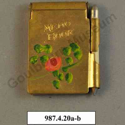Memo Book with Hand Painted Cover