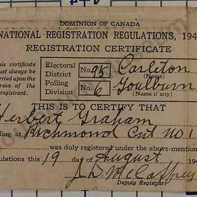 Registration: Electoral District No 95, Polling Division No 6, Goulbourn