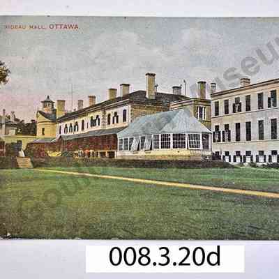 Postcard: Myrtle Davis 1908 Parliament Buildings and Locks