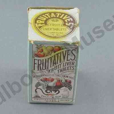 Package, Product: "Fruitatives" Box and Vial
