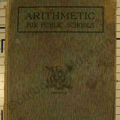 Textbook: Arithmetic for Public Schools