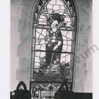 Print, Photographic: St. Thomas Anglican Church fire, June 26, 1964