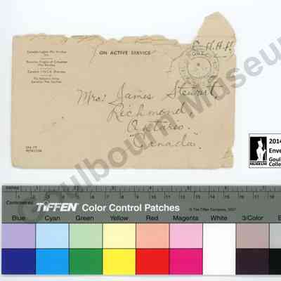 Envelope: Mrs. James Stewart