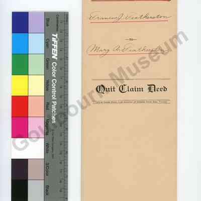 Quitclaim Deed, Francis J Featherston to Mary A Featherston, 1905
