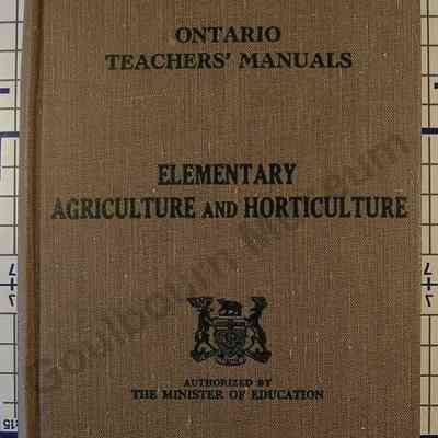 Textbook: Elementary Agriculture & Horticulture