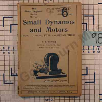 Booklet: Small Dynamos and Motors