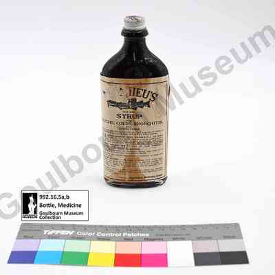 Medicine Bottle - Mathieu's Syrup