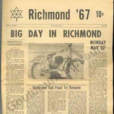 Newspaper: Richmond '67, Big Day in Richmond, May 1967.