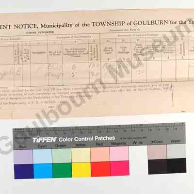 Assessment Notices, Howard Sample and W.J. Sample, 1949
