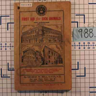Dr. Bell's First Aid for Sick Animals