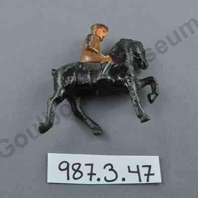 Victorian Toy Horse and Soldier