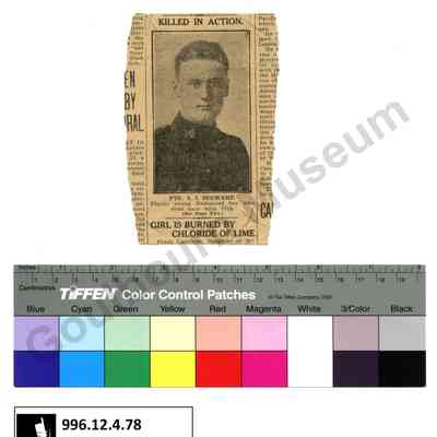 Clipping, Newspaper: Pte S.I. Stewart, Killed In Action