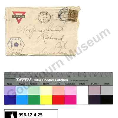 Envelope: Sefton Stewart to Margaret Stewart, October 1916