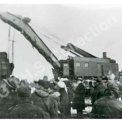 Photograph: Ashton Train Wreck, 1950