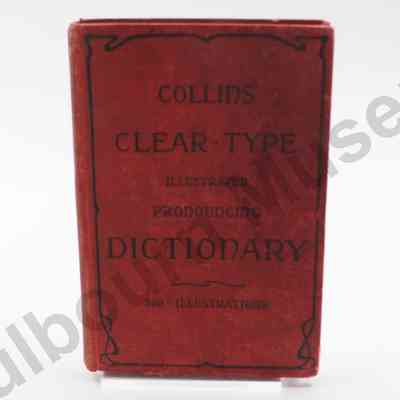 Dictionary: Collin's Clear Type Illustrated Pronouncing Dictionary