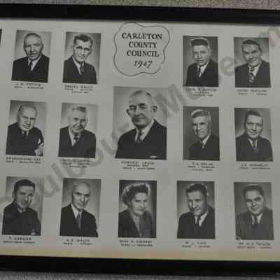 Composite photograph: Carleton County Council 1947