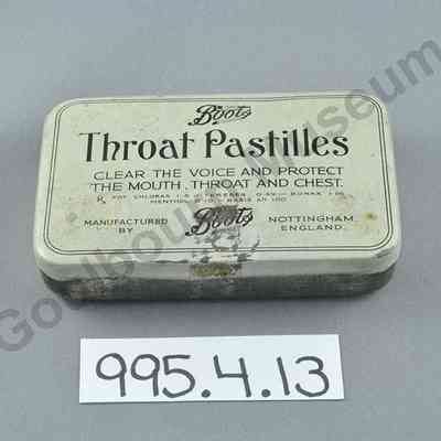 Package, Product: Boots, Throat Pastilles