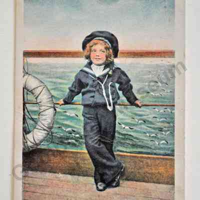 Postcard: Myrtle Davis Lovable Sailor Jack