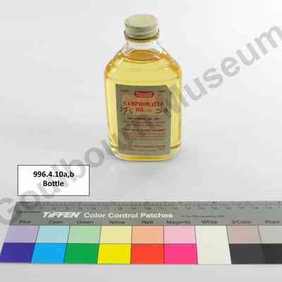 Bottle, Medicine: Camphorated Oil