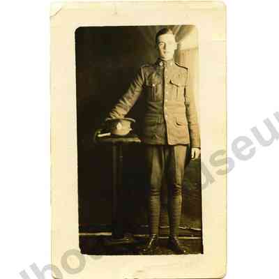 Post card: Studio portrait of Sefton Stewart