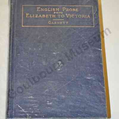 Book: English Prose from Elizabeth to Victoria
