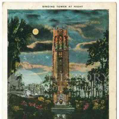Singing Tower at Night, Mountain Lake Sanctuary, Lake Wales, Florida