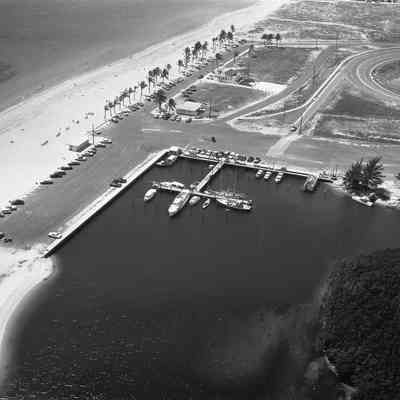 Dania Beach Clover Leaf and Marina Close-up