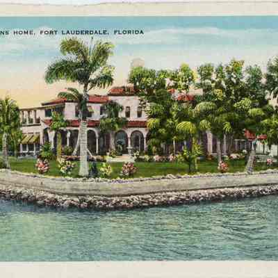At the Erkins Home, Fort Lauderdale, Florida