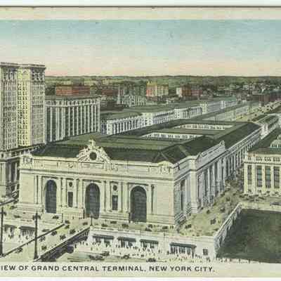 Bird's Eye View of Grand Central Terminal, New York City