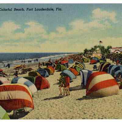 Colorful Beach, Fort Lauderdale, Fla.
