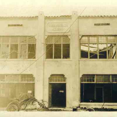 Damage done to the Sherwin Building by the Sept. 18, 1926 Hurricane.