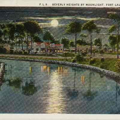 Beverly Heights by Moonlight, Fort Lauderdale, Florida