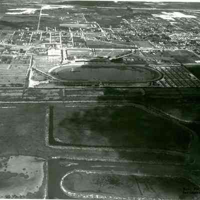 Aerial View of Gulfstream Racetrack (Hallandale) 1952
