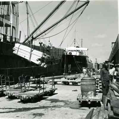 African Americans Loading Lumber at Port Everglades 1939