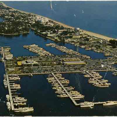 Aerial View of Bahia Mar Looking Northeast
