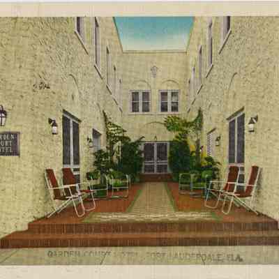 Garden Court Hotel, 312 E. Las Olas Boulevard, Fort Lauderdale