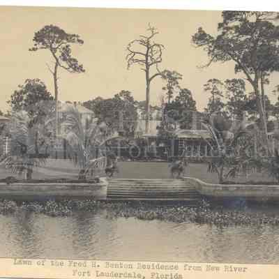 Benton Residence from New River 1926