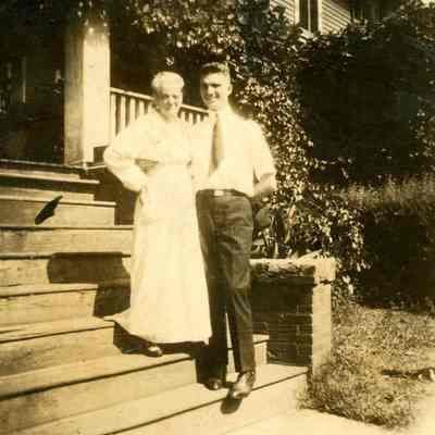 Martin Burghard and Grandmother