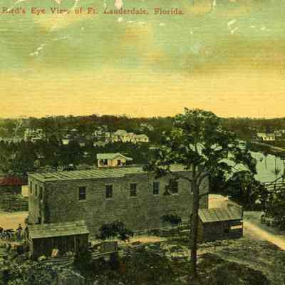 Aerial View of Downtown and Andrews Avenue Bridge c.1912