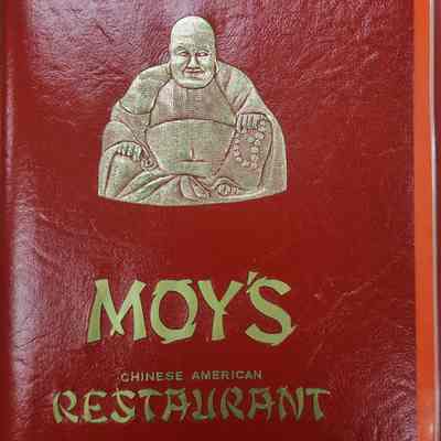 Moy's Chinese American Restaurant (Lg. Red Menu) Young Circle, Hollywood, Fl.