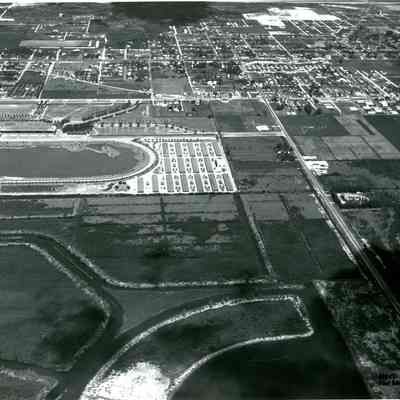 Aerial View of Gulfstream Racetrack (Hallandale) 1952